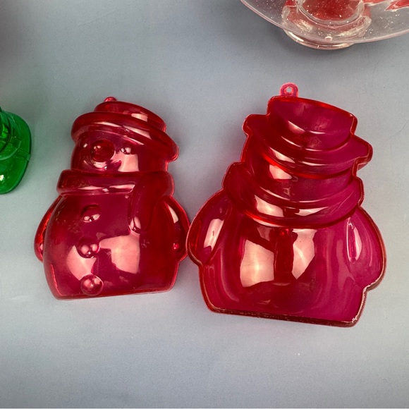 Christmas Candy Plastic Ornaments, set of 5. - Picture 7 of 8